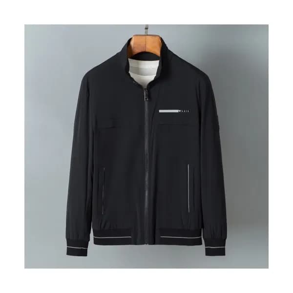 Prada Mens Logo Casual Jackets Black - 프라다 2021 남… - 1