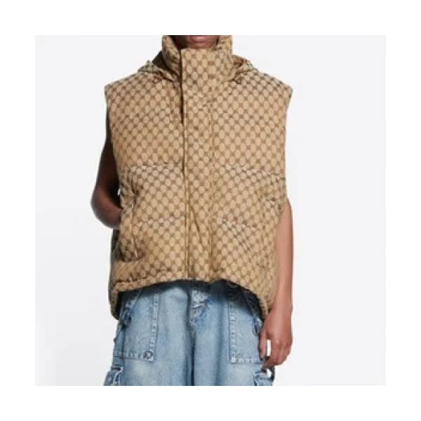 Gucci Mens Patch Logo Modern Duck Down Padding Ve… - 1