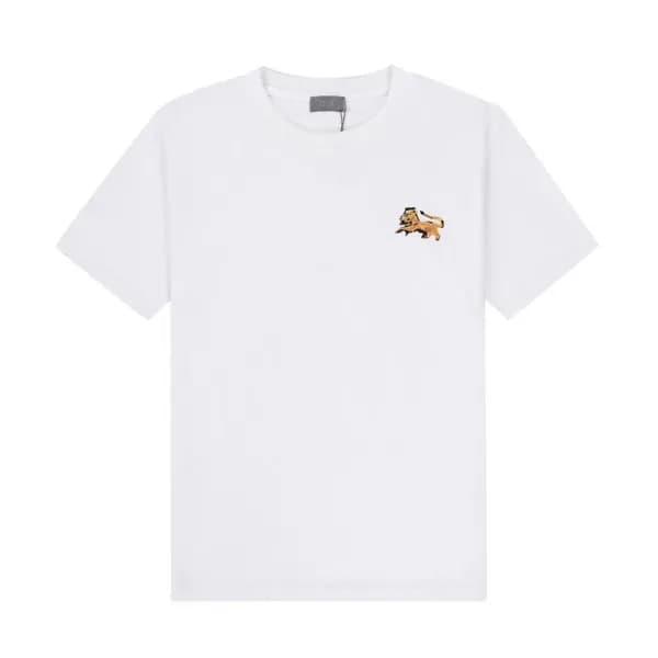 디올 남자 크루넥 화이트 반팔티 - Unisex White Tshirts - dio0168… - 1