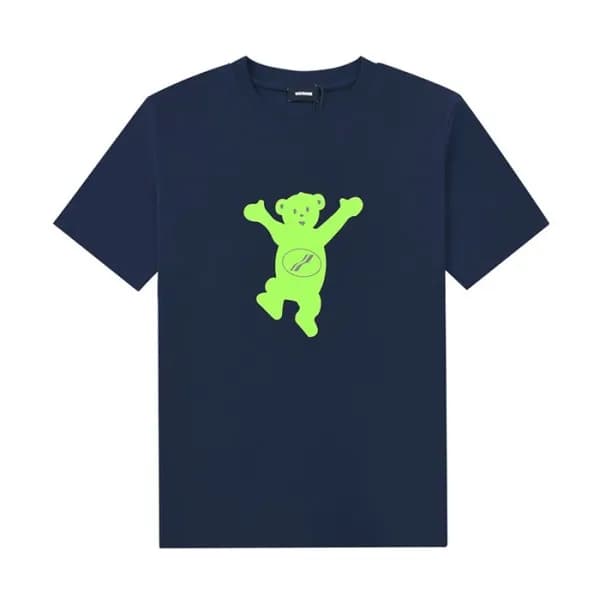 웰던 남/녀 크루넥 네이비 반팔티 - Unisex Navy Tshirts - wel006… - 1