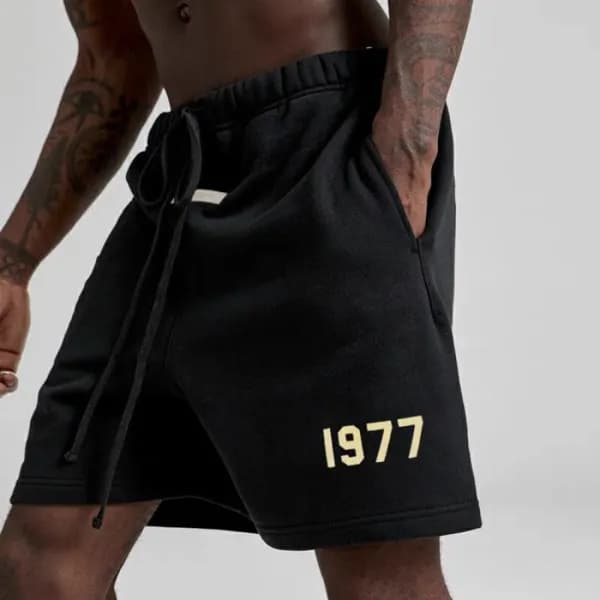 피어오브갓 남성 캐쥬얼 블랙 반바지 - Mens Black Half-pants - fea0… - 1