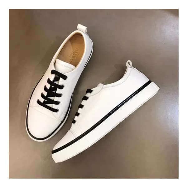 에르메스 남성 클래식 화이트 스니커즈 - Mens White Sneakers - her07… - 1