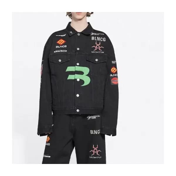 발렌시아가 남성 캐쥬얼 블랙 자켓 - Mens Black Jackets - bal01634… - 1