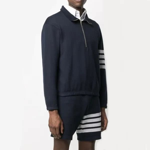 톰브라운 남성 네이비 맨투맨 - Thom Browne Mens Navy Tshirts - … - 1