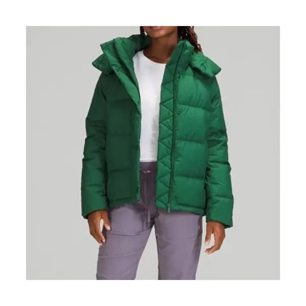 룰루레몬 여성 구스다운 그린 패딩 - Lululemon Womens Green Paddin…