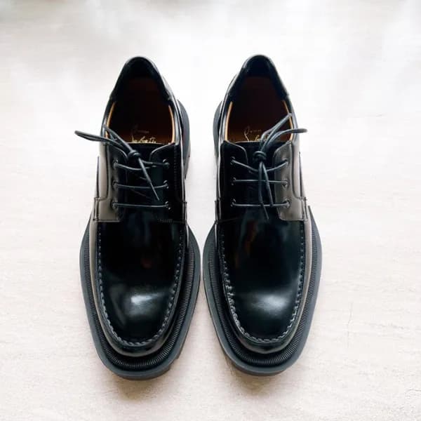 크리스챤 루부탱 남성 블랙 옥스퍼드 - Christian Loubutin Mens Blac… - 1