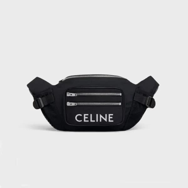 셀린느 남성 로고 블랙 힙색 - Celine Mens Black Hip Sack - ce6… - 1