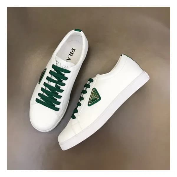 프라다 남성 그린 스니커즈 - Prada Mens Green Sneakers - pr386… - 1