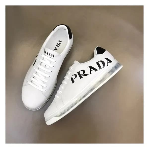프라다 남성 화이트 스니커즈 - Prada Mens White Sneakers - pr39… - 1