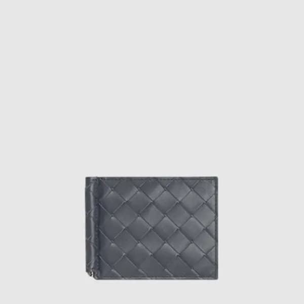 보테가 베네타 남성 인트레치아토 머니 클립 반지갑 - Bottega veneta Mens … - 1