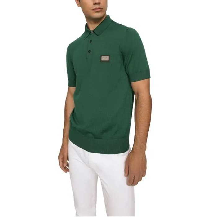 돌체앤가바나 남성 그린 폴로 반팔티 - Dolce&Gabbana Mens Green Tsh… - 1