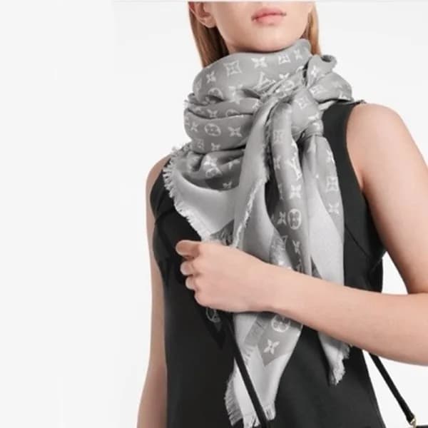 루이비통 여성 그레이 스카프 - Louis vuitton Womens Scarf - acc… - 1