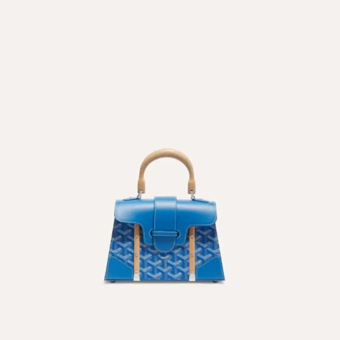 고야드 여성 블루 스트럭쳐 사이공 백 미니 - Goyard Womens Mini Struc… - 1