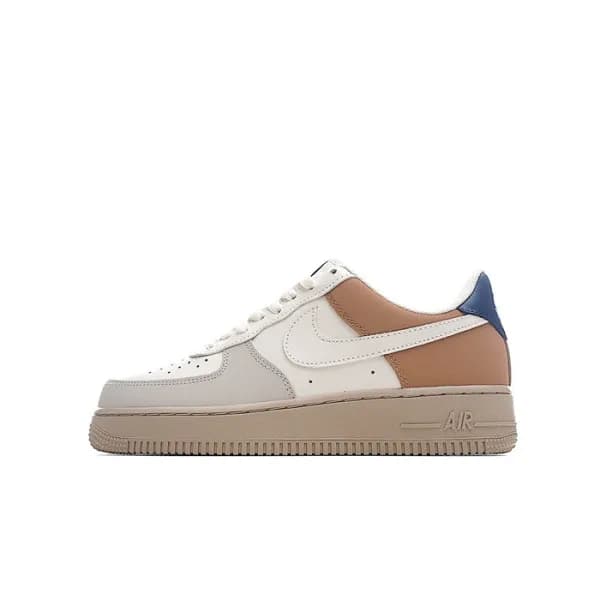 나이키 남/녀 카멜 스니커즈 - Nike Air Force 1 Unisex Sneakers… - 1