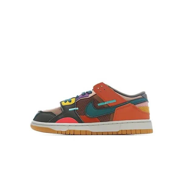 나이키 남/녀 오렌지 스니커즈 - Nike Dunk Scrap Unisex Sneakers… - 1