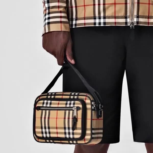 버버리 남성 빈티지 크로스 백 - Burberry Mens Vintage Cross Bag… - 1