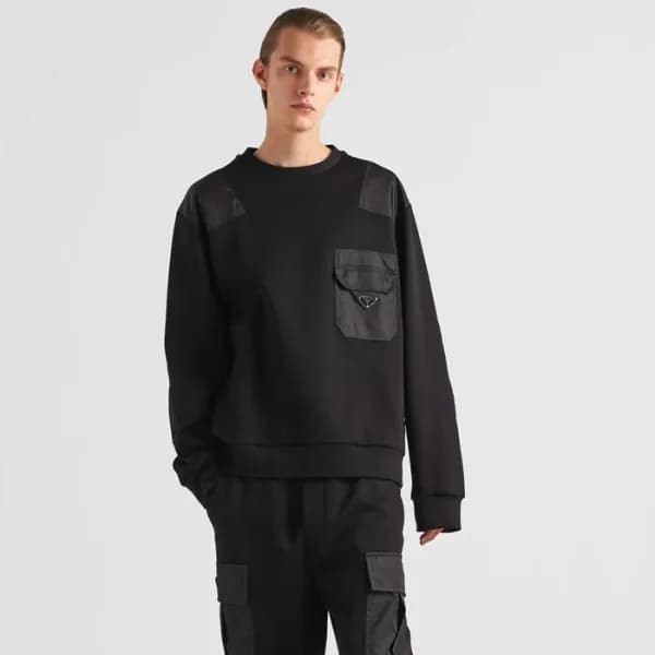 프라다 남성 라운드 맨투맨 - Prada Mens Round Tshirts - prc198… - 1