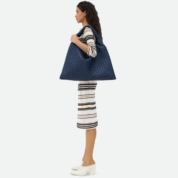 보테가 베네타 여성 블루 호프 백 - Bottega Veneta Womens Hop Bag… - 1
