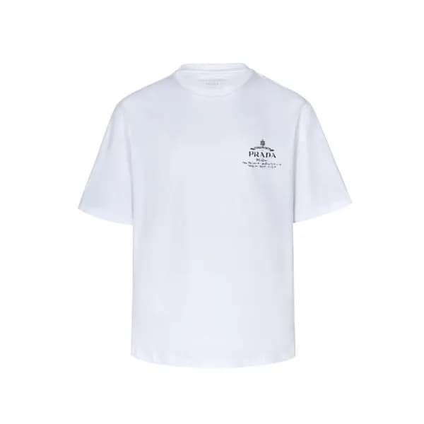프라다 남성 라운드 반팔티 - Prada Mens Round Tshirt - prc5329… - 1