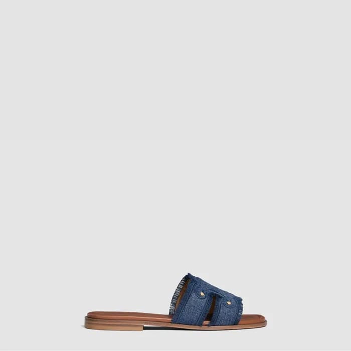 셀린느 여성 마리나 프린지 뮬 - Celine Womens Marina Fringe Mul… - 1
