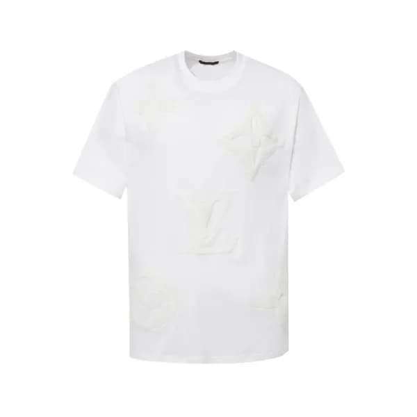 루이비통 남성 라운드 반팔 티셔츠 - Louis vuitton Mens Round Tshi… - 1