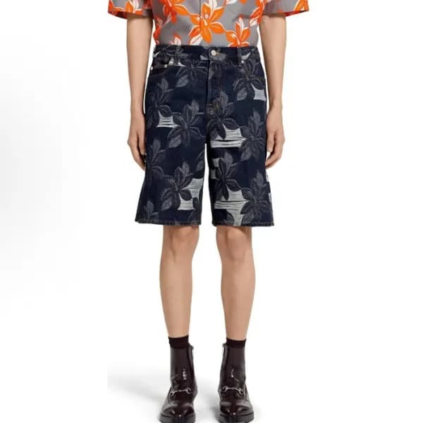 구찌 남성 데님 쇼츠 - Gucci Mens Denim Shorts - guc6566x - 1