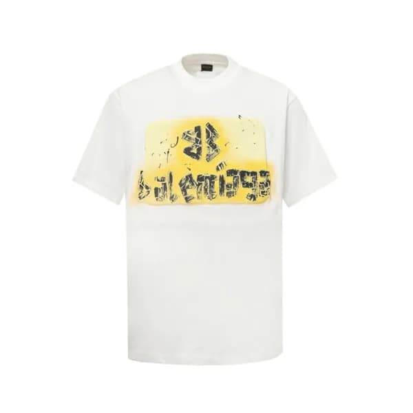 발렌시아가 남성 라운드 반팔 티셔츠 - Balenciaga Mens Round Tshirt… - 1