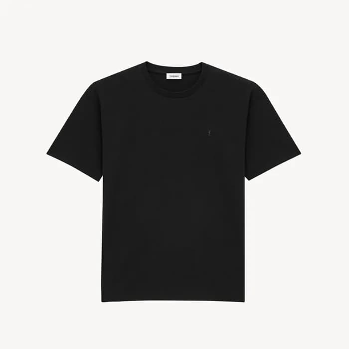 입생로랑 남성 라운드 반팔티 - Saint laurent Mens Round Tshirt … - 1