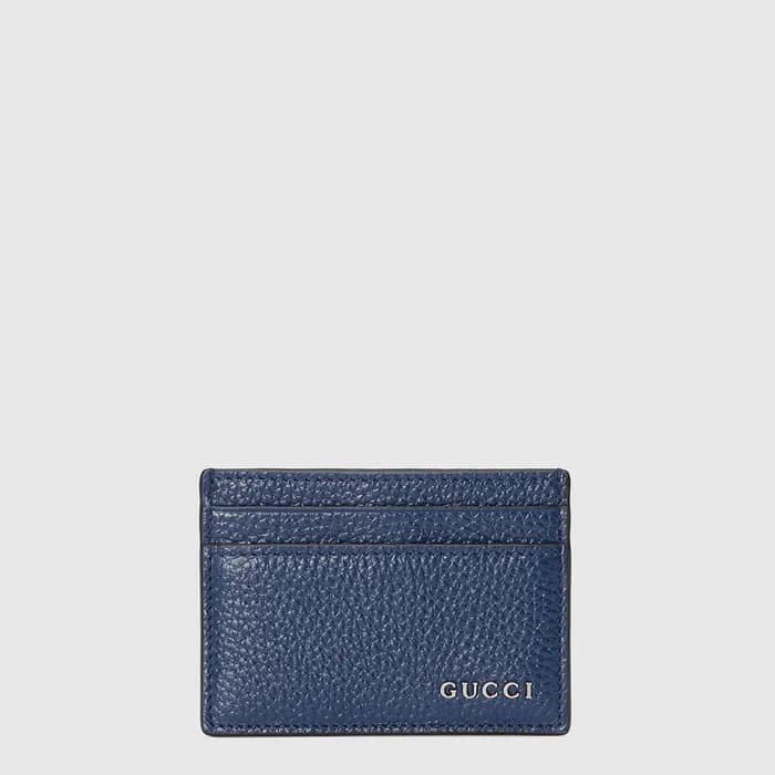 구찌 남성 로고 카드 케이스 - Gucci Mens Logo Card Case - guw3… - 1