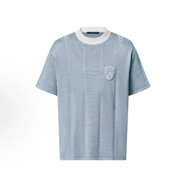 루이비통 남성 라운드 반팔 티셔츠 - Louis vuitton Mens Round Tshi… - 1