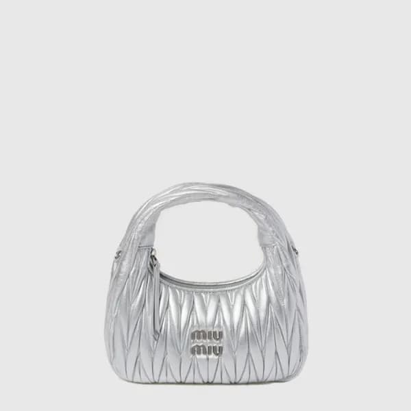 미우미우 여성 완더 마테라쎄 호보 미니 백 - Miumiu Womens Wander Mat… - 1