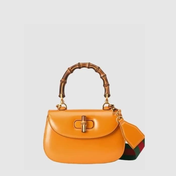 구찌 여성 뱀부 스몰 탑 핸들백 - Gucci Womens Bamboo Small Top … - 1