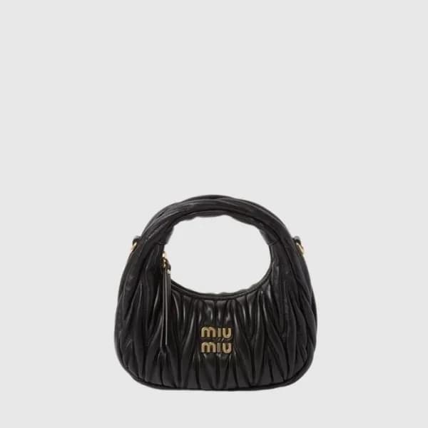 미우미우 여성 완더 마테라쎄 호보 미니 백 - Miumiu Womens Wander Mat… - 1