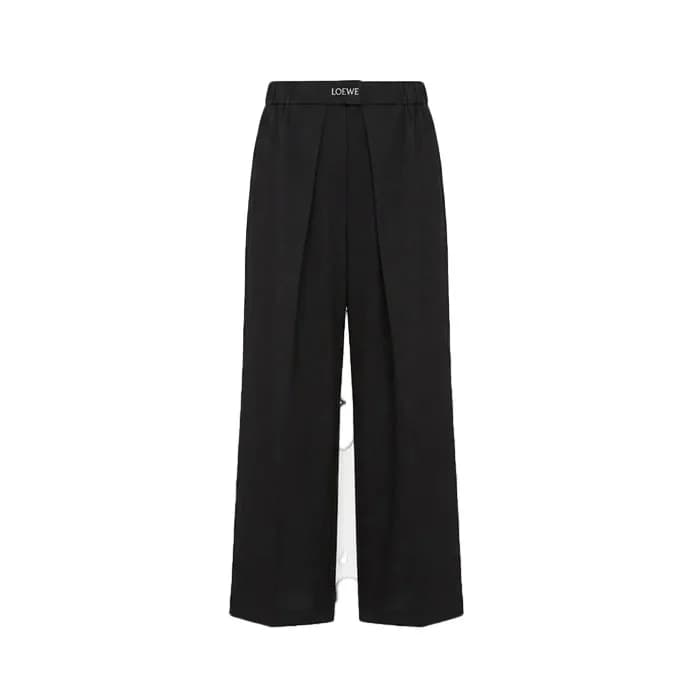 로에베 여성 로에베 플리츠 캐주얼 팬츠 - Loewe Womens Pleated Casual Pants - loc16269x
