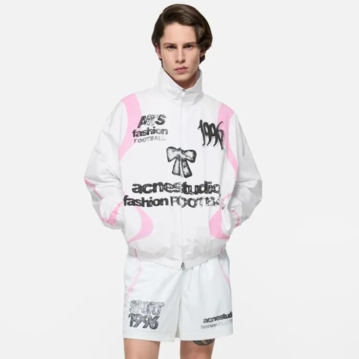 아크네 남성 로고 테크니컬 재킷 - Acne Sstudios Mens Technical Jacket - anc16918x - 1