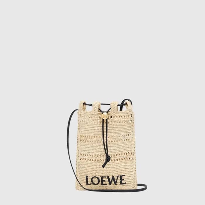 로에베 여성 드로우스트링 포켓 - Loewe Womens Drawstring Pocket - lob17306x - 1