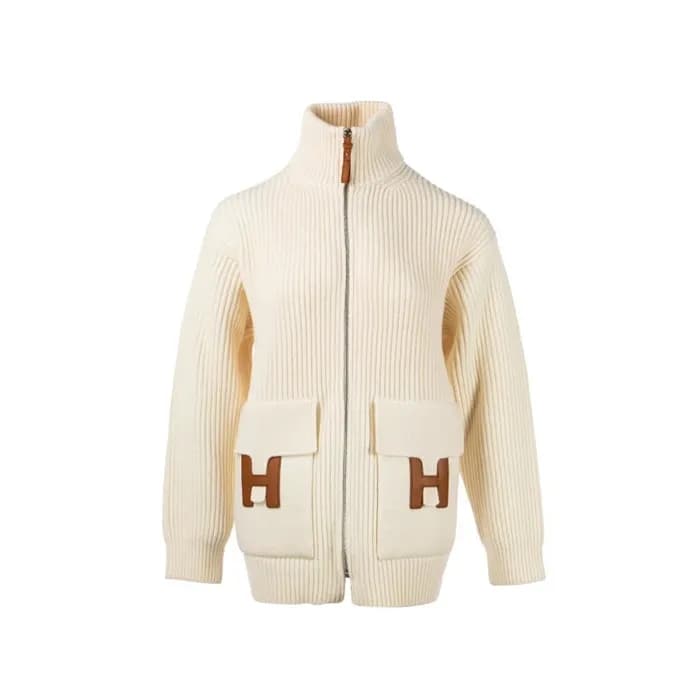 에르메스 여성 블루종 가디건 - Hermes Womens Blouson Cardigan - hec18064x - 1