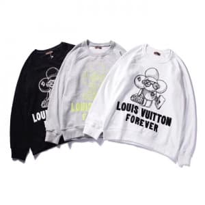 LOUIS VUITTON 2018 COTTEN HOOD TEE - 루이비통 로고 코튼 후드… - 1