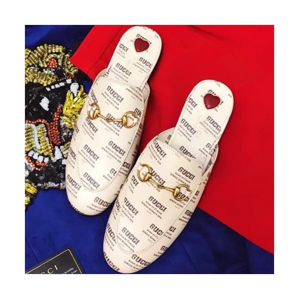 GUCCI 2018 LADIES LEATHER SLIPPER - 구찌 여성 레더 슬리퍼 G… - 1
