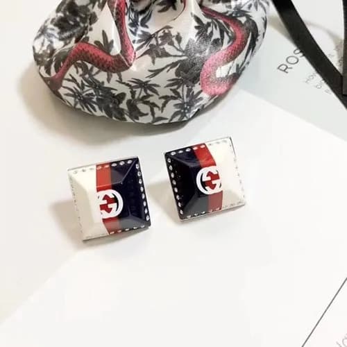 GUCCIr White Gold Earring - 구찌 여성용 18k도금 화이트 골드 … - 1