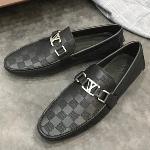 LOUIS VUITTON 2018 MENS STRAP LEATHER LOAFER - 루이… - 1