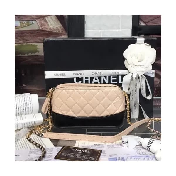 Chanel Women Gabrielle Leather Chain Shoulder Bag … - 1