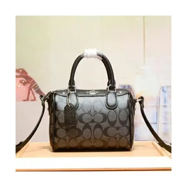 Coach 2018 Leather Tote Shoulder Bag,18cm - 코치 201… - 1