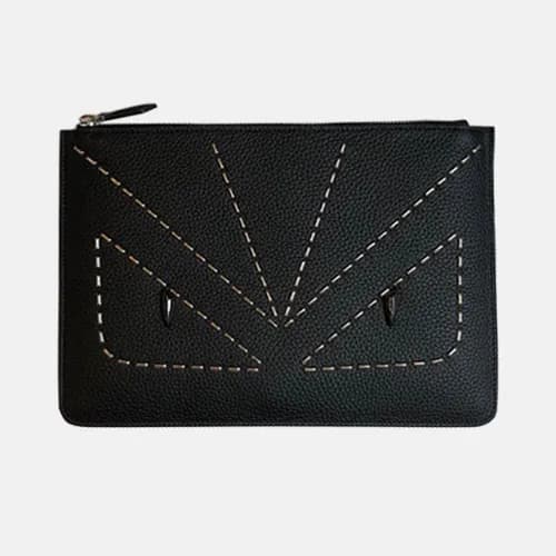 Fendi Leather Clutch Bag ,30CM - 펜디 레더 남성용 클러치백 FE… - 1
