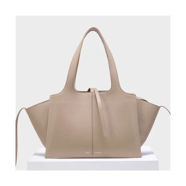 Celine Tri-Fold Leather Tote Bag,32CM - 셀린느 트리 폴드 … - 1