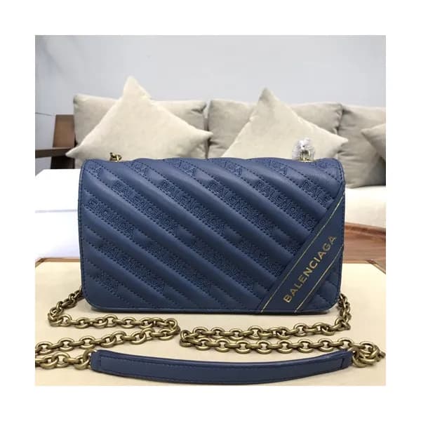 Balenciaga 2019 Leather Chain Shoulder Bag,22CM - … - 1