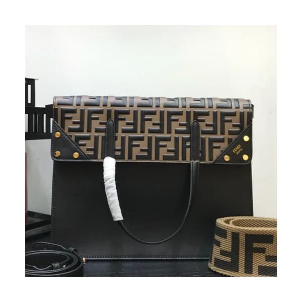 Fendi 2019 Leather Tote Bag ,30CM - 펜디 2019 레더 여성용… - 1