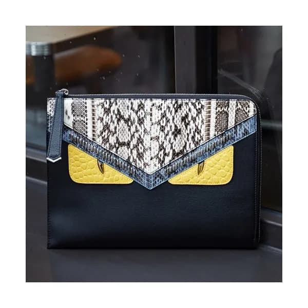 Fendi 2019 Leather Clutch Bag ,29.5CM - 펜디 2019 레더… - 1