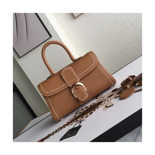 Delvaux 2019 Leather Tote Shoulder Bag,28s CM - 델보… - 1