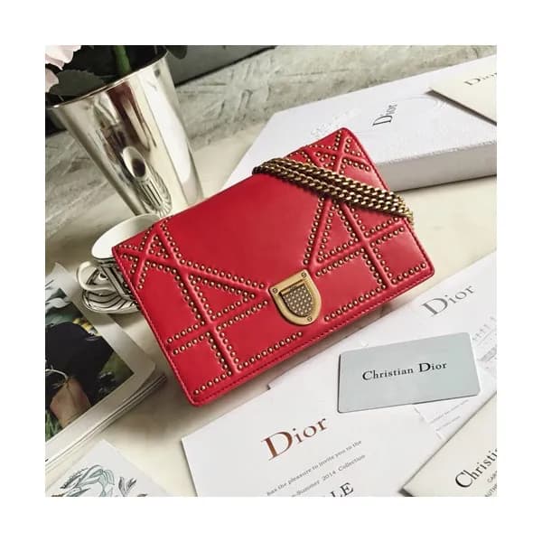 Dior 2019 Dior Rama Leather Chain Shoulder Bag ,19… - 1